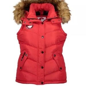 Canada Weather Gear Women's Down Puffer Vest Sz Large
